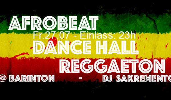 Afrobeat, Dancehall, Reggaeton party @ Barinton