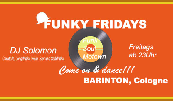 Party: Funky fridays @ Barinton, Funk, Soul, Club