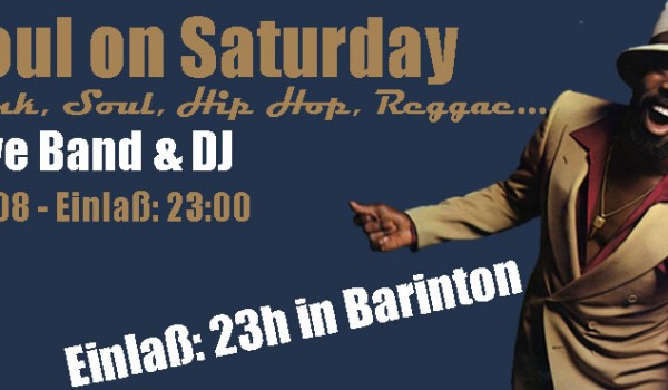 Soul on Saturday @ Barinton Soul on Saturday @ Barinton
